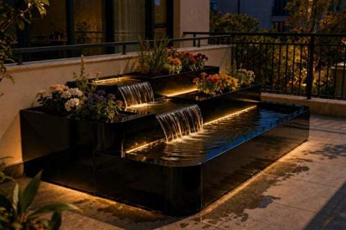 Balcony Tiered Waterfall Planter