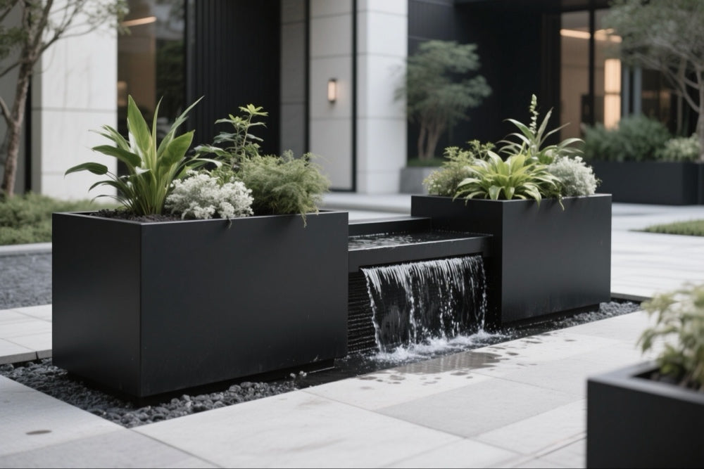 Zen Space Essential: 2-in-1 Waterfall Planter