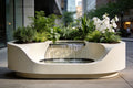 "Zenith Flow" Modular Landscape Fountain