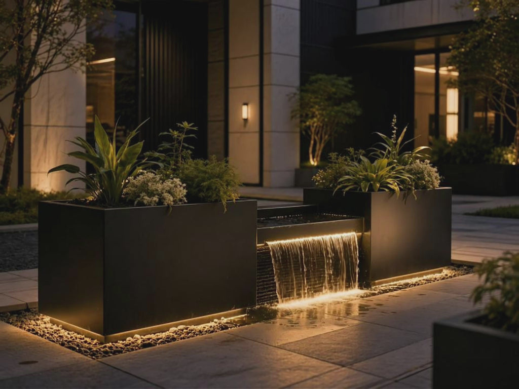 Zen Space Essential: 2-in-1 Waterfall Planter